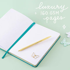 Tsuki Teal Sky 'Flutter + Dream' Limited Edition Bullet Journal by Notebook Therapy x Pelinkan ☾