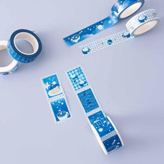 Tsuki 'Cup of Galaxy' Holographic Washi Tape Set ☾