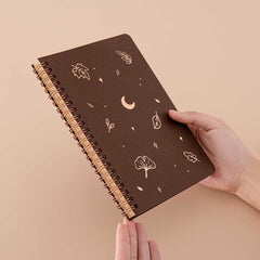 Tsuki 'Maple Dreams' Kraft Paper Ringbound Bullet Journal ☾