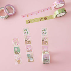 Tsuki 'Matcha Ichigo' Washi Tape Set ☾