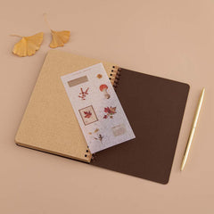 Tsuki 'Maple Dreams' Kraft Paper Ringbound Bullet Journal ☾