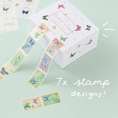 Tsuki 'Flutter + Dream' Washi Tape Set by Notebook Therapy x Pelinkan ☾