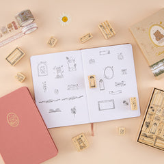 Tsuki 'Cottage Friends' Bullet Journal Stamp Set ☾