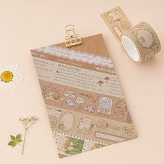 Tsuki 'Cottage Friends' Washi Tape Set ☾
