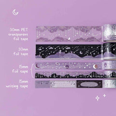 Tsuki 'Falling Stars' Washi Tape Set ☾