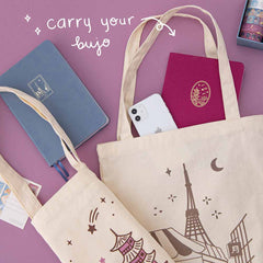 Tsuki 'Sights of Japan' Tokyo + Kyoto Tote Bags ☾