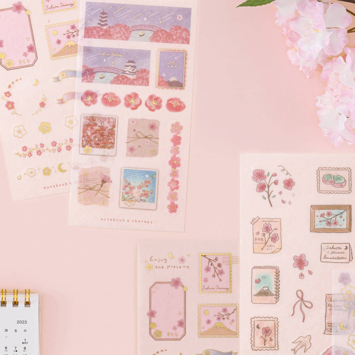Tsuki 'Sakura Journey' Sticker Set ☾