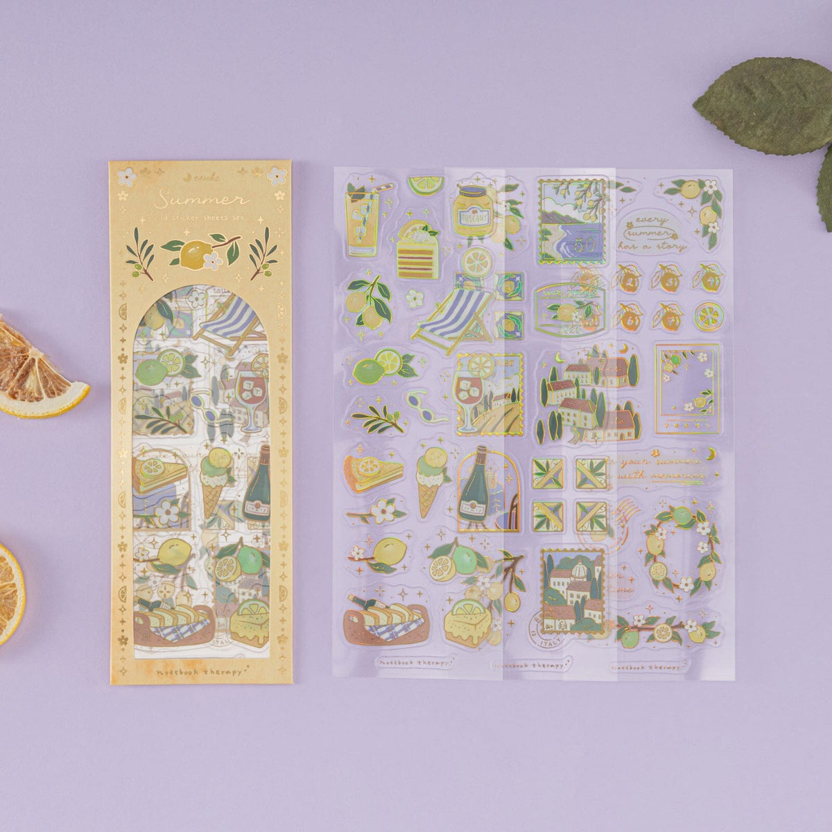 Tsuki Four Seasons: Summer Collector's Edition 2025 3D Holographic Sticker Set ☾