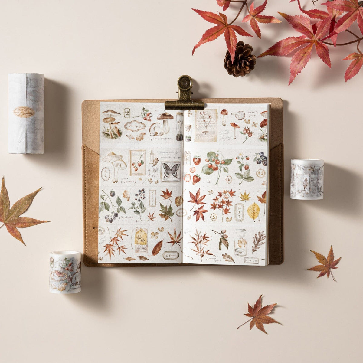 Hinoki - 'Into the Fall' Decorative PET Tape Set
