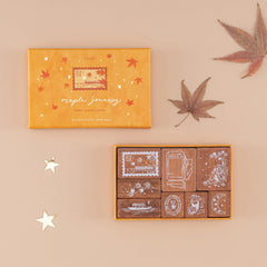 Tsuki 'Maple Journey' Bullet Journal Stamp Set ☾