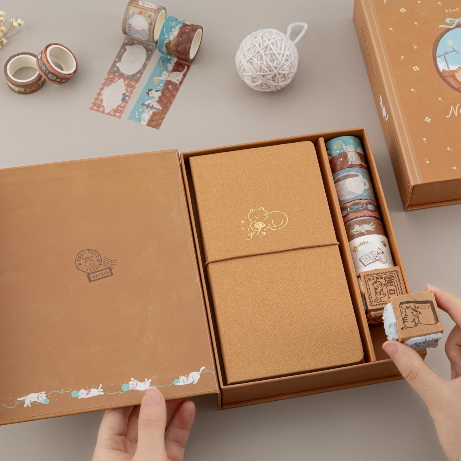 Tsuki 'Neko Days' Travel Notebook Gift Set ☾