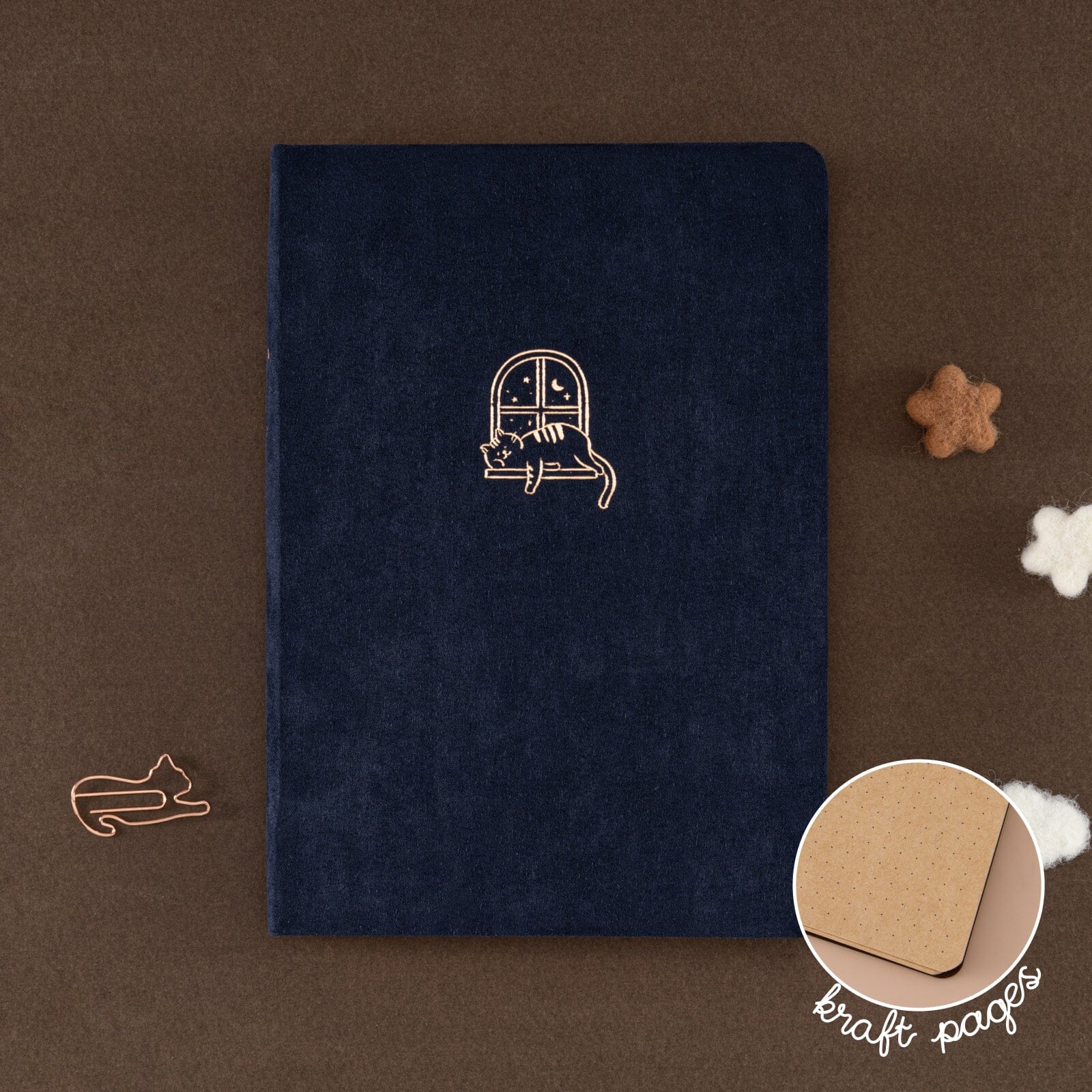 Tsuki 'Midnight Neko Dreams' Limited Edition Bullet Journal ☾