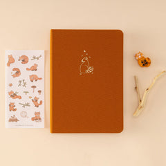 Tsuki 'Red Panda' Limited Edition A5 Bullet Journal ☾