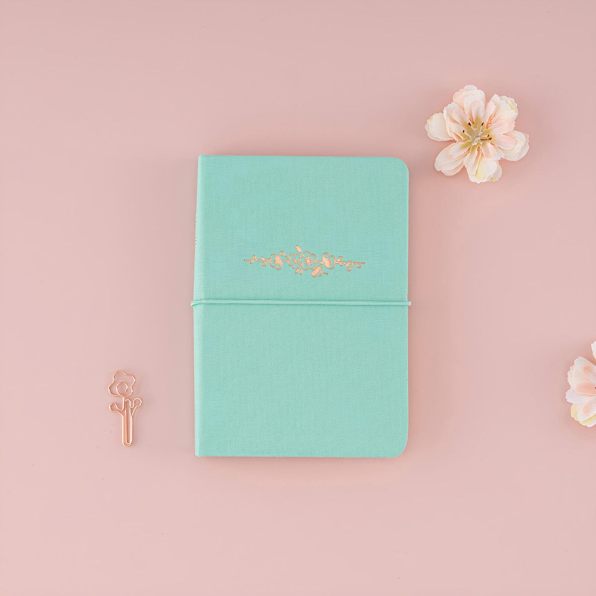 Tsuki 'Sakura Mint' A6 Travel Notebook ☾