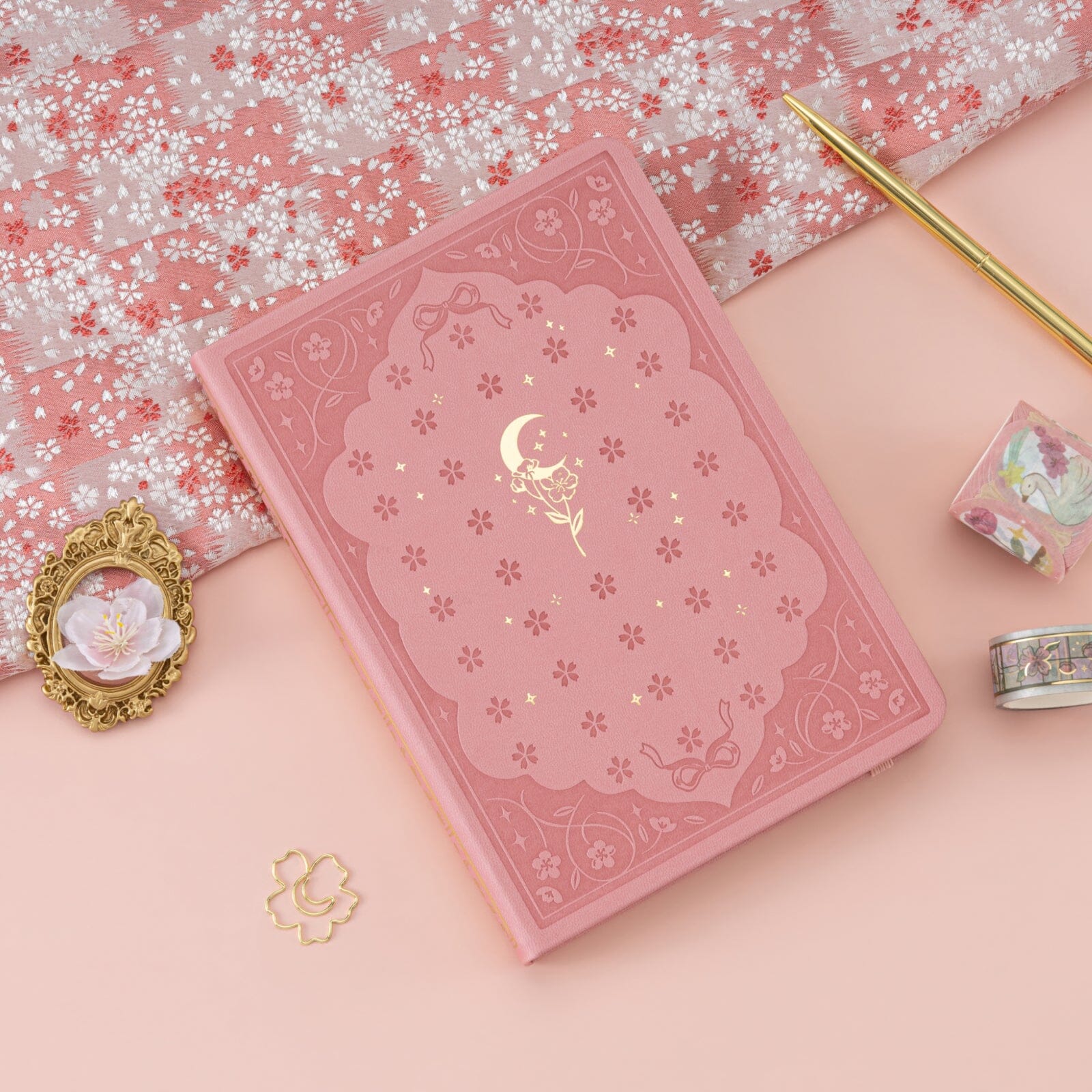 Tsuki 'Sakura Luna' Limited Edition Luxury Bullet Journal ☾