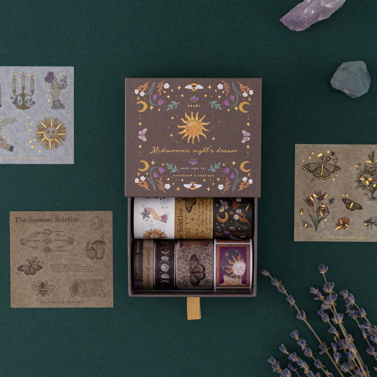Tsuki 'Midsummer Night's Dream' Washi Tape Set ☾