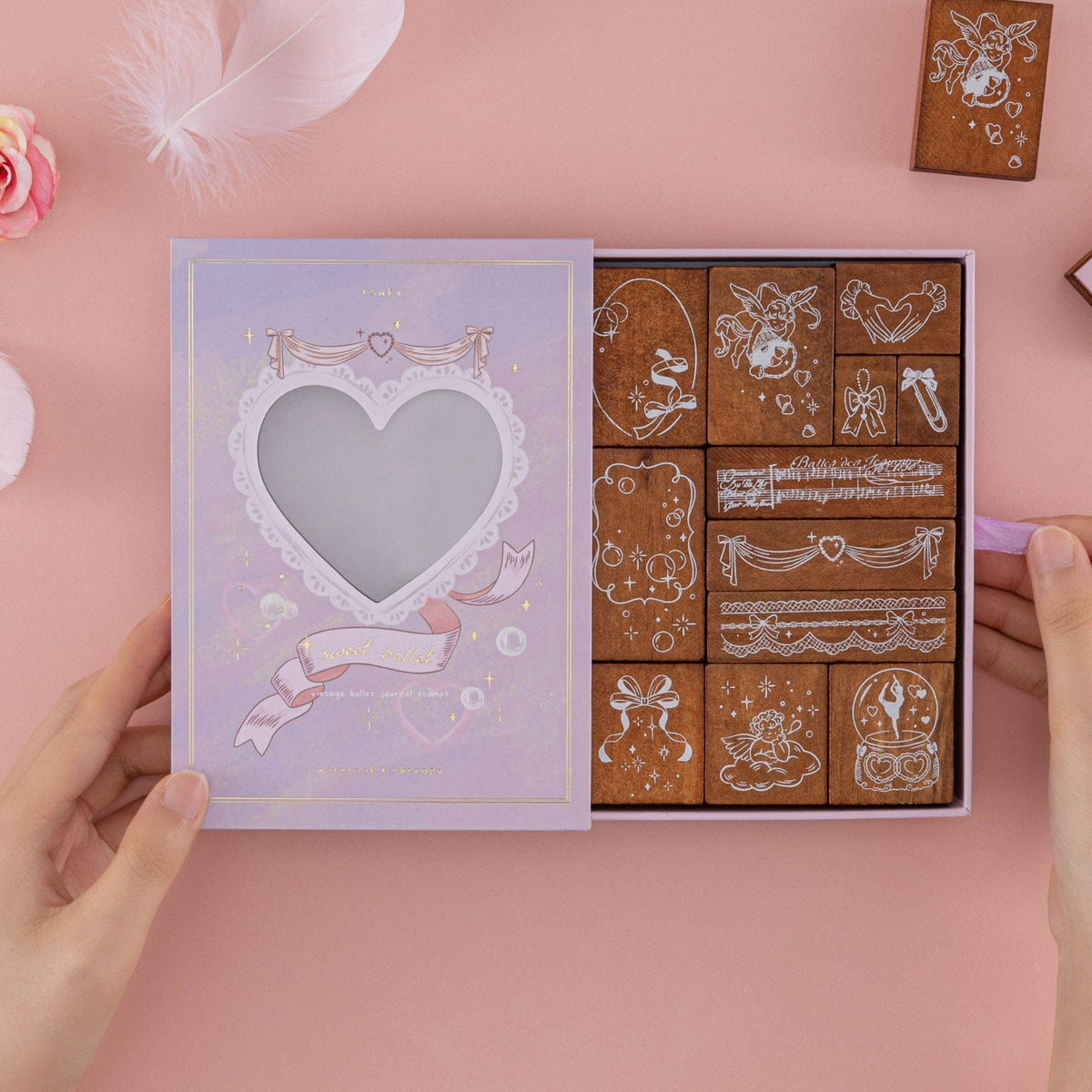 Tsuki 'Sweet Ballet' Bullet Journal Stamp Set ☾