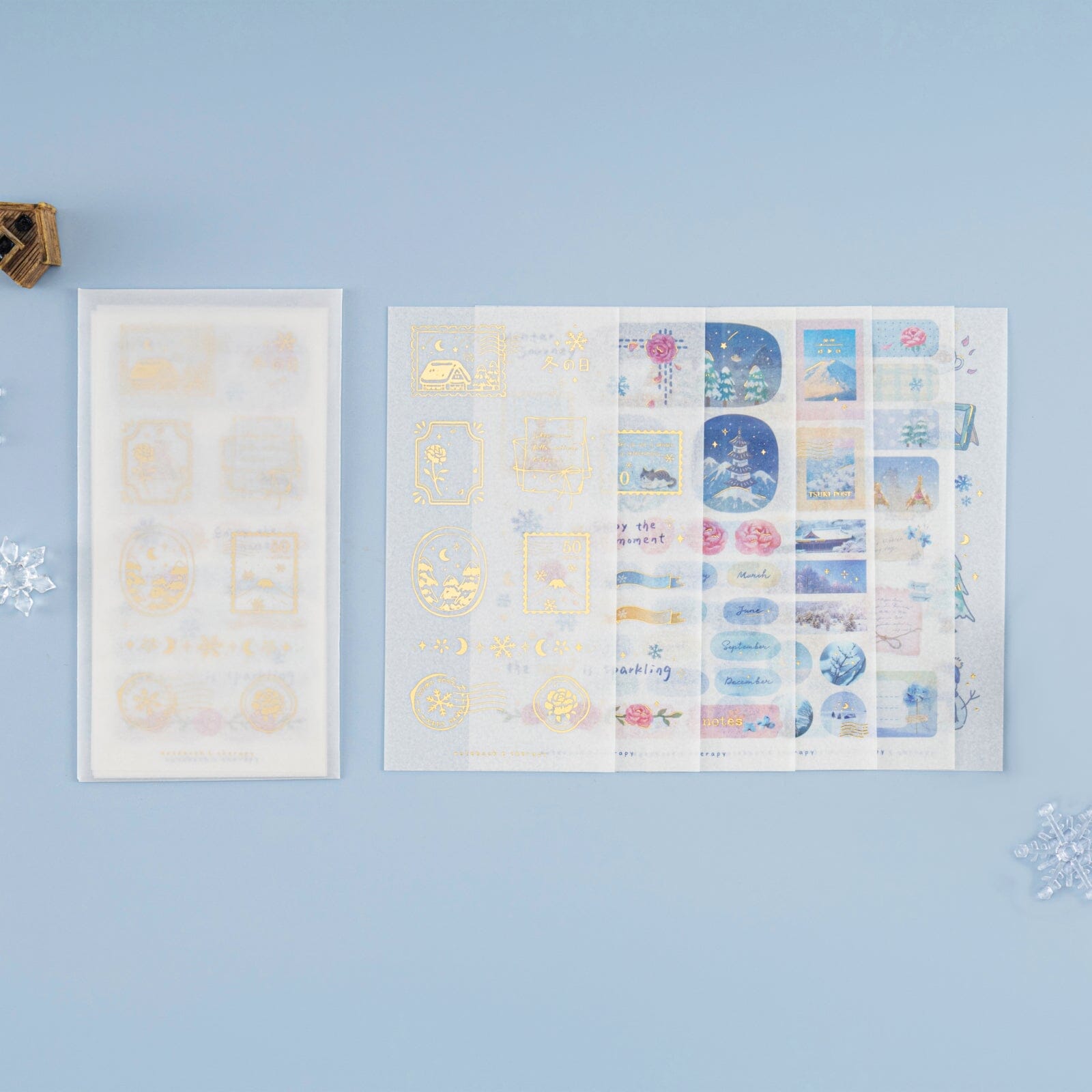Tsuki 'Winter Journey' Sticker Set ☾