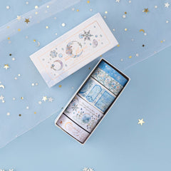 Tsuki 'Winter Moonflower' Washi Tape Set ☾