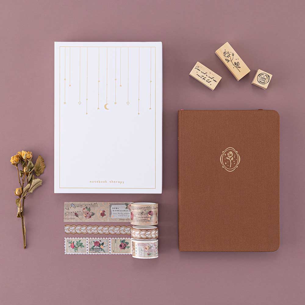 Tsuki 'Vintage Rose' Limited Edition Bullet Journal ☾