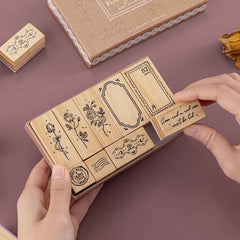 Tsuki 'Vintage Rose' Bullet Journal Stamp Set ☾
