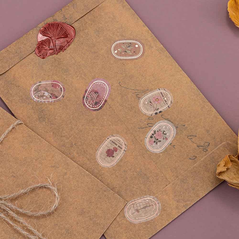 Tsuki 'Vintage Rose' Washi Tape Set ☾