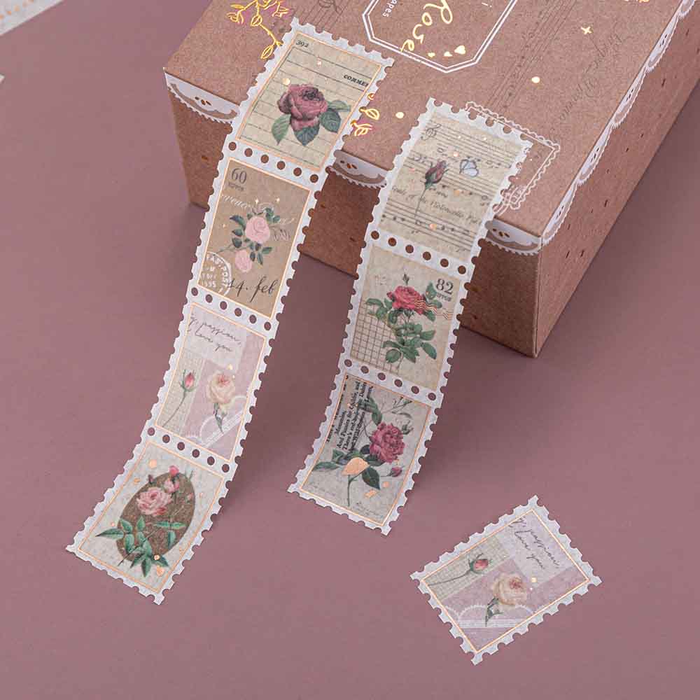 Tsuki 'Vintage Rose' Washi Tape Set ☾