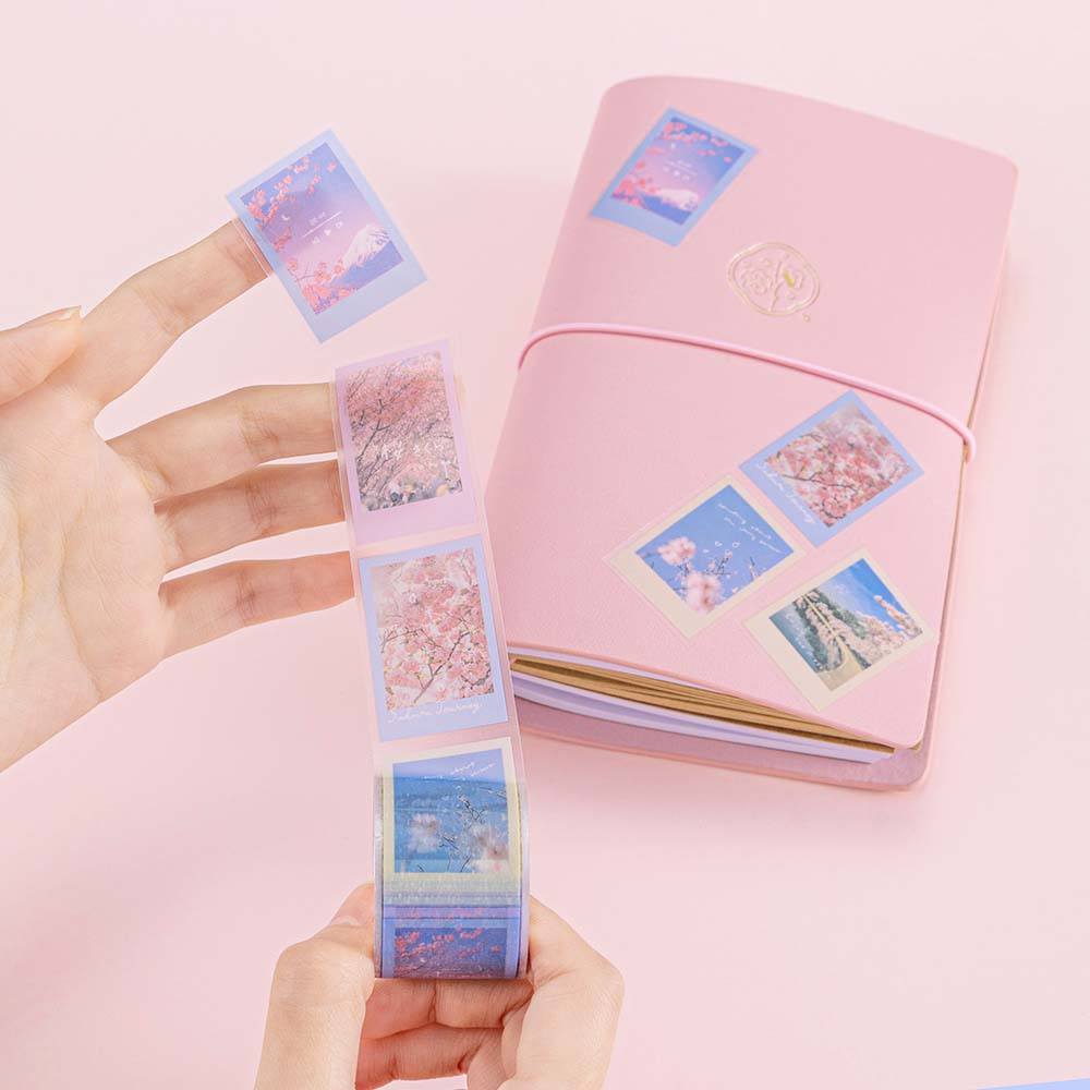 Tsuki 'Sakura Journey' Vintage Journal Washi Tape Set ☾
