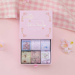 Tsuki 'Sakura Journey' Vintage Journal Washi Tape Set ☾