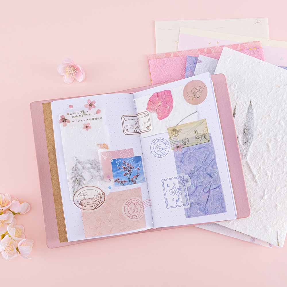 Tsuki 'Sakura Journey' Limited Edition Travel Notebook ☾