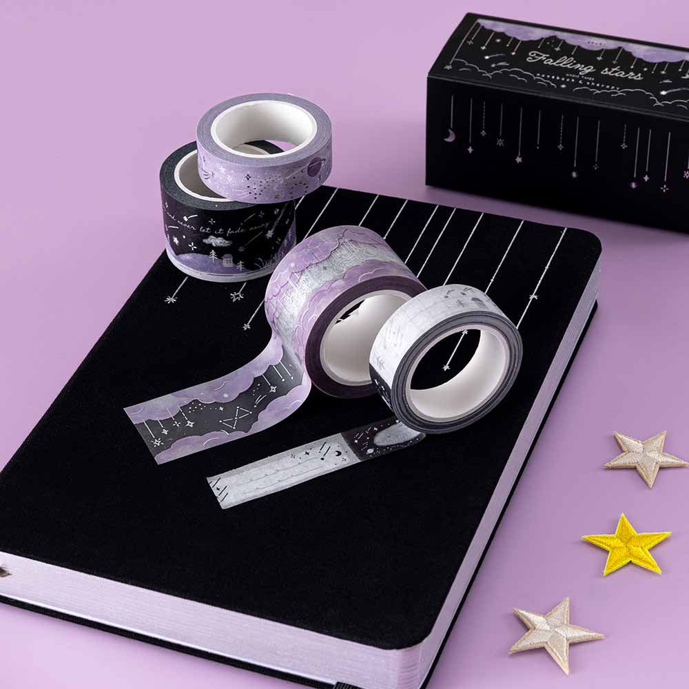 Tsuki 'Falling Stars' Washi Tape Set ☾