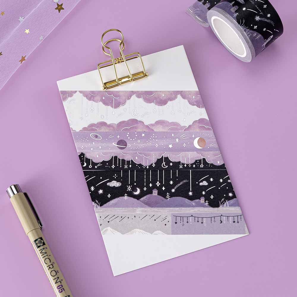 Tsuki 'Falling Stars' Washi Tape Set ☾