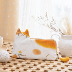 Tsuki 'Neko Days' Travel Pen Pouch ☾