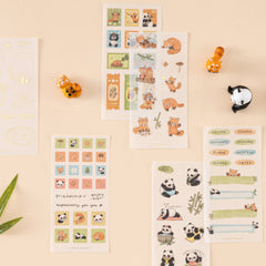 Tsuki 'Panda Friends' Sticker Set ☾