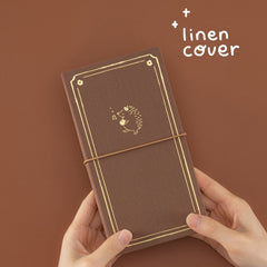 Tsuki 'Cozy Friends' Luxury Travel Notebook ☾
