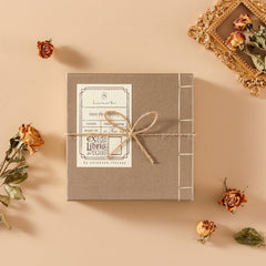 Hinoki - 'Into the Library' Engraved Wooden Stamp Set