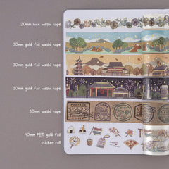 Tsuki 'Journey in Japan' Washi Tape Set ☾