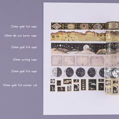 Tsuki 'Lunar Mystery' Washi Tape Set ☾