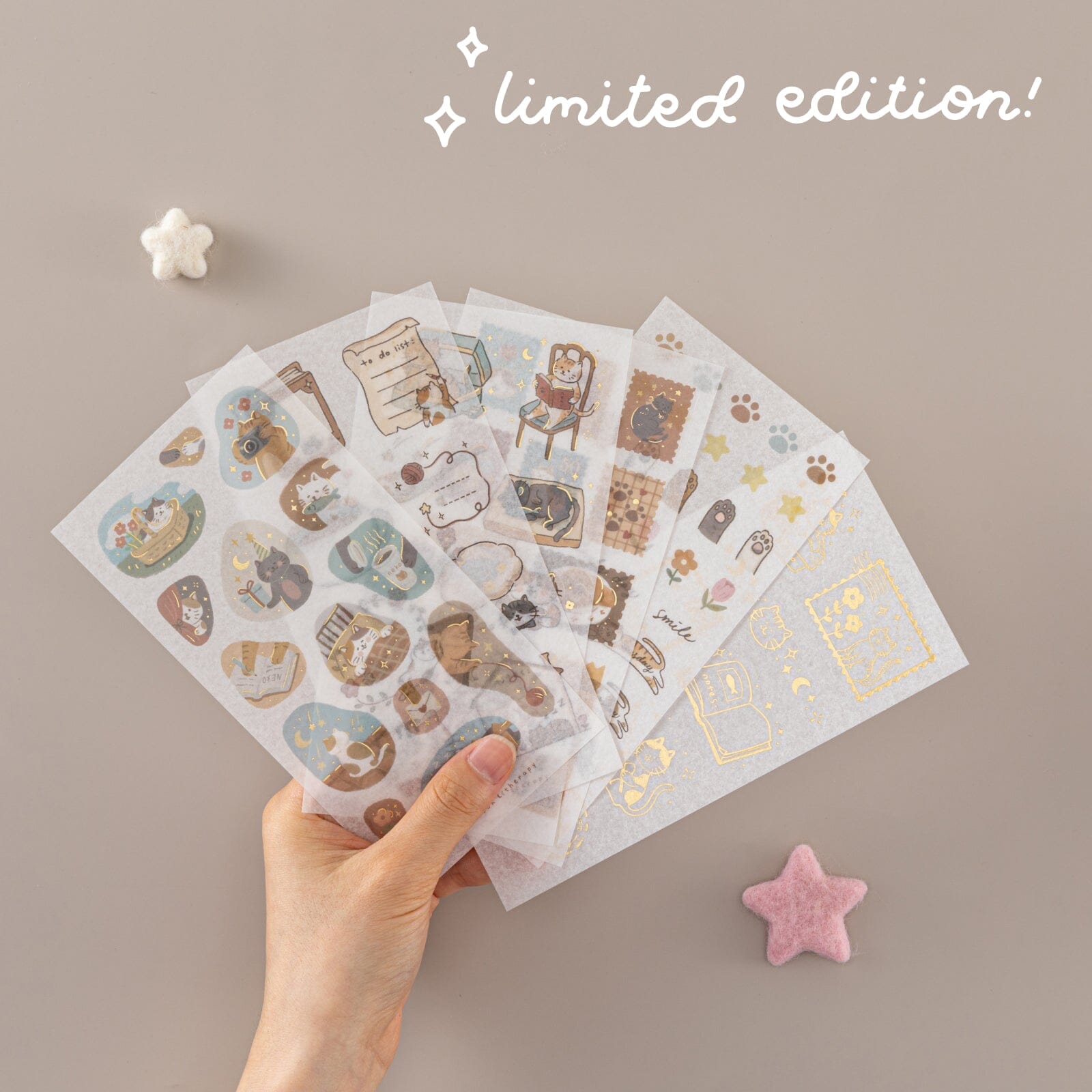 Tsuki 'Neko Days' Sticker Set ☾