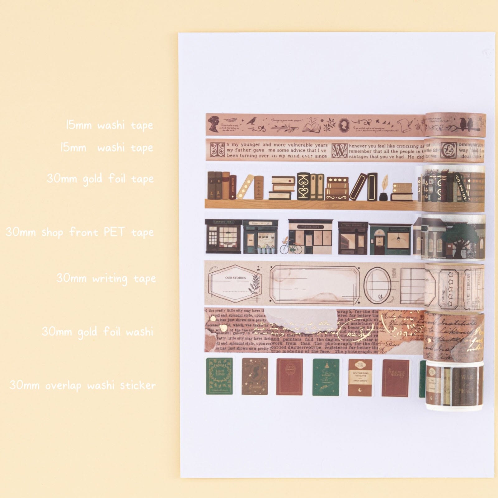 Tsuki 'Our Stories' Washi Tape Set ☾