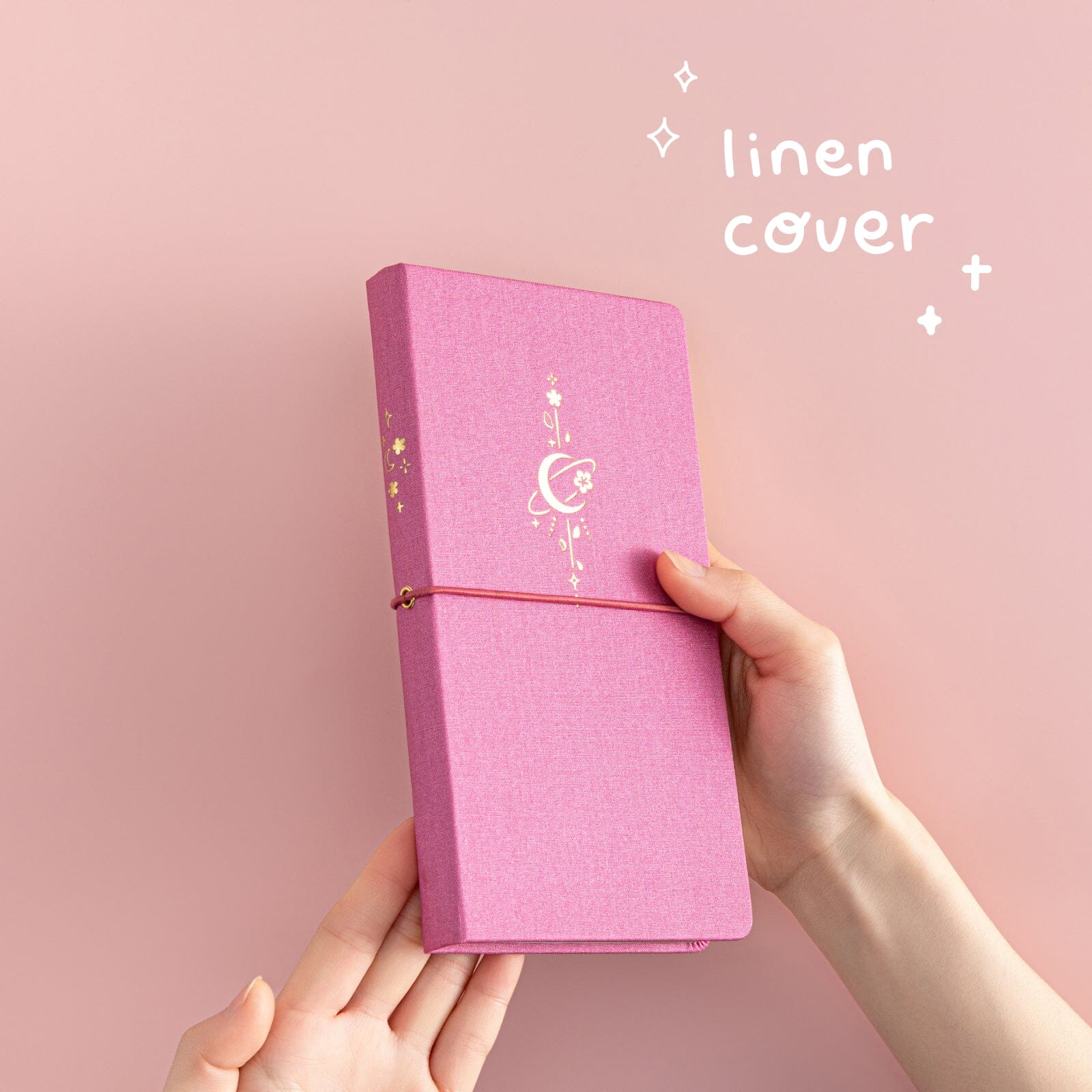 Tsuki 'Moonlit Blossom' Luxury Travel Notebook ☾