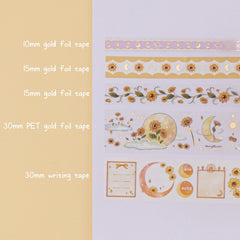 Tsuki 'Summer Moonflower' Washi Tape Set ☾