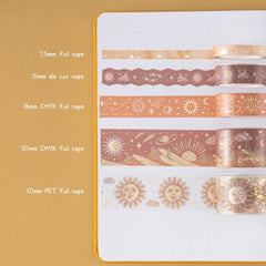 Tsuki 'Sunlit Mystery' Washi Tape Set ☾