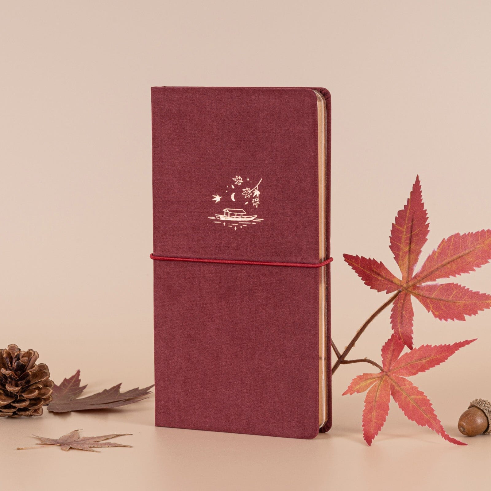 Tsuki 'Maple Sail' Travel Notebook ☾