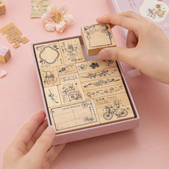 Tsuki 'Sakura Breeze' Bullet Journal Stamp Set ☾