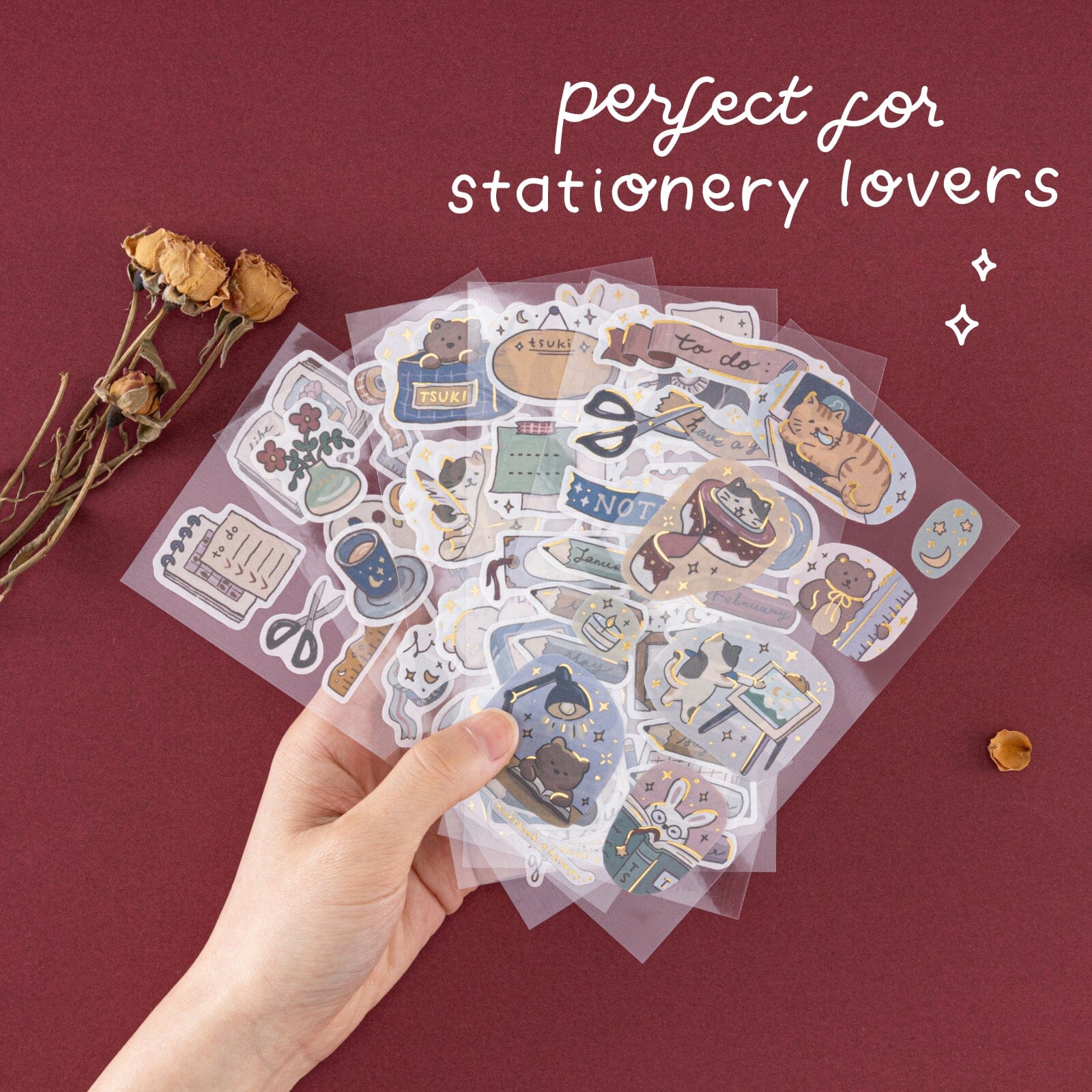 Tsuki 'Tsuki Studio' Sticker Set ☾