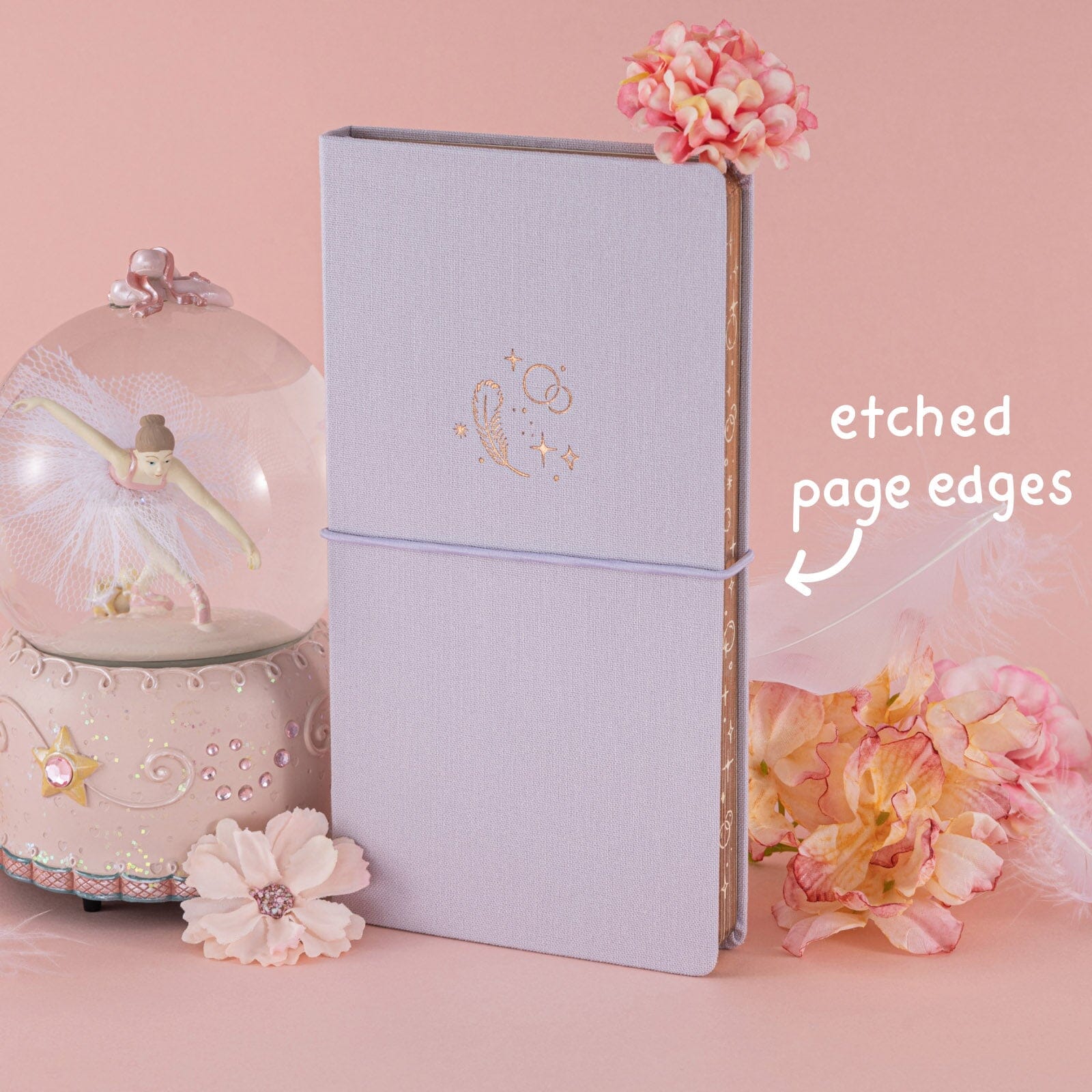 Tsuki 'Soft Feather' Luxury Travel Notebook ☾
