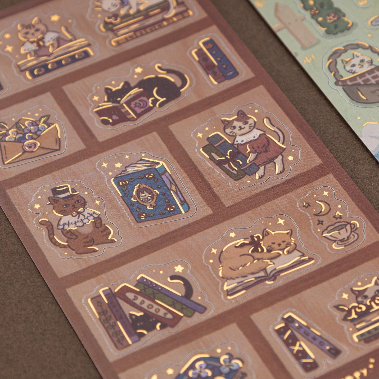 Tsuki 'Vintage Neko' Sticker Set ☾