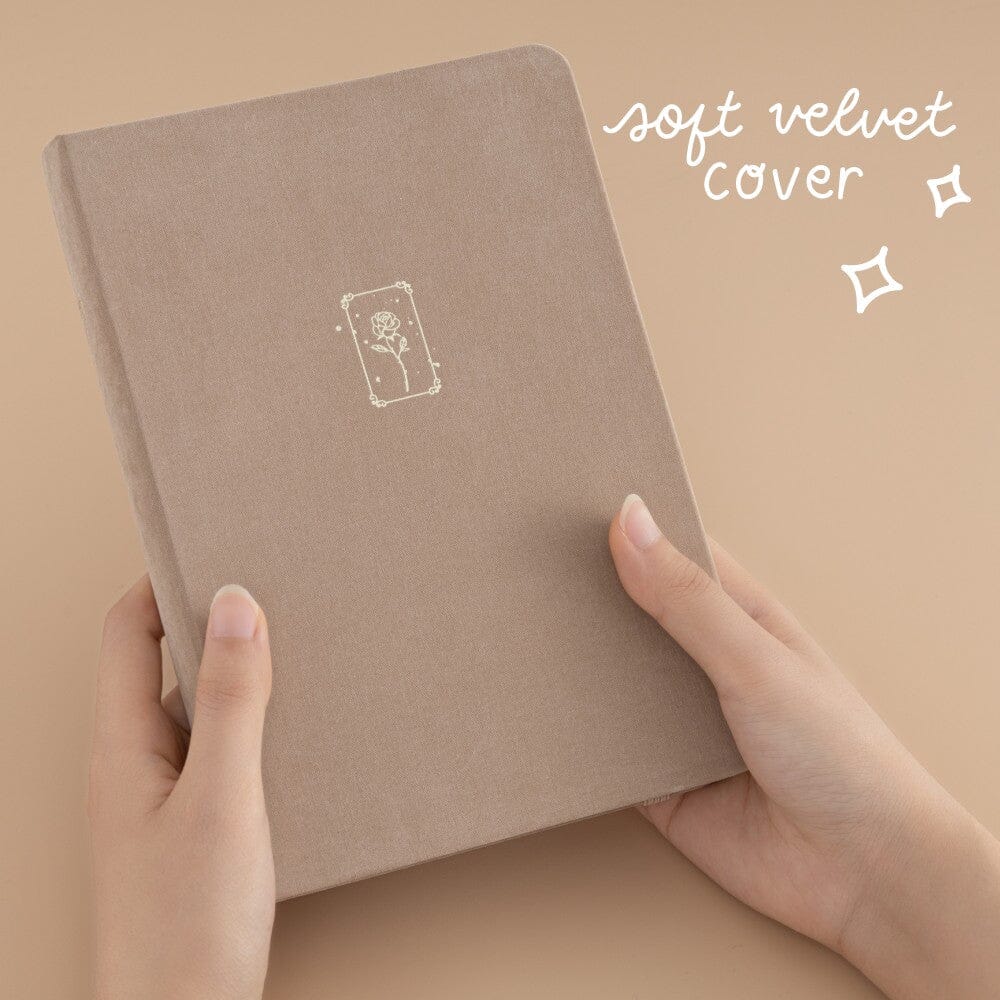 Tsuki 'Vintage Rose' Pressed Petal Limited Edition Bullet Journal ☾