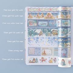 Tsuki 'Winter Journey' Washi Tape Set ☾